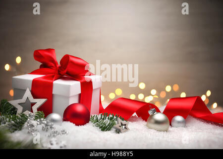 Gift card, gift box with beige ribbon bow isolated on elegant pearly  fabrics background, top view and copy space template, layout useful for  best wish Stock Photo - Alamy