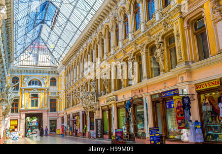 Passage of Odessa in the most beautiful shopping mall in the city Stock Photo