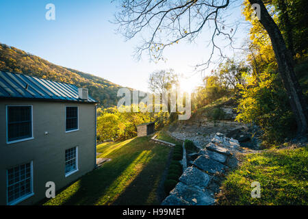 Historic house in Harpers Ferry, West Virginia. Stock Photo