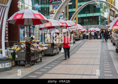 BUSAN - OCTOBER 27, 2016:  Busan International Film Festival(BIFF) Square in Busan, South Korea Stock Photo