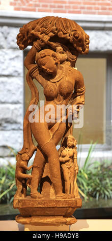 Apsara Heavenly Beauty ca. 950 India Madhya Pradesh Khajuraho Stock Photo