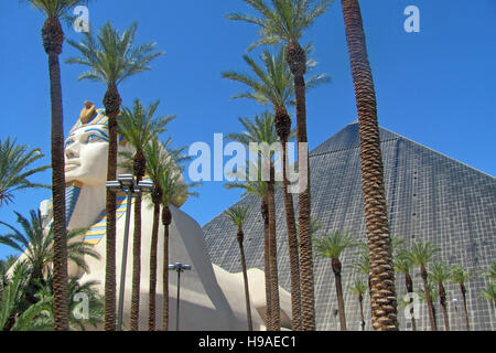 Luxor Las Vegas. Hotel and casino situated on the southern end of the Las Vegas Strip in Paradise, Nevada Stock Photo