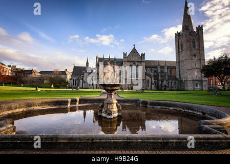 Saint Patrick's Cathedral in Dublin, also known as The National Cathedral and Collegiate Church of Saint Patrick, Dublin. Stock Photo