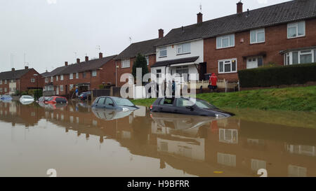 Flash Floods Whitchurch Bristol in the UK Stock Photo