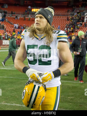 Green Bay Packers linebacker Clay Matthews is pictured prior to a NFL ...