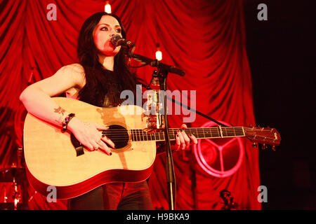 Islington Assembly Hall, Islington, London, UK, 21st November 2016, Amy MacDonald with an intimate concert at the Islington Assembly Hall, Amy MacDonald, Amy MacDonald on her UK tour in Islington, London. Credit:  Richard Soans/Alamy Live News Stock Photo