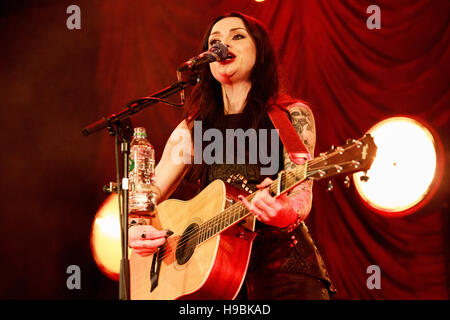 Islington Assembly Hall, Islington, London, UK, 21st November 2016, Amy MacDonald with an intimate concert at the Islington Assembly Hall, Amy MacDonald, Amy MacDonald on her UK tour in Islington, London. Credit:  Richard Soans/Alamy Live News Stock Photo