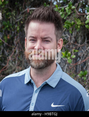 Boca Raton, Florida, USA. 18th Nov, 2016. DAVID COOK, an American rock singer-songwriter who rose to fame after winning the seventh season of American Idol, at the 2016 Chris Evert/Raymond James Pro-Celebrity Tennis Classic media day at the Boca Raton Resort & Club. Chris Evert Charities has raised more than $22 million in an ongoing campaign to provide a bright future for Florida's most at-risk children. © Arnold Drapkin/ZUMA Wire/Alamy Live News Stock Photo