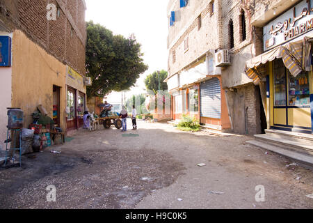 people in aswan egypt during everyday life Stock Photo