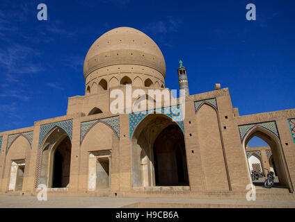 The 18th century agha bozorg mosque, Isfahan province, Kashan, Iran Stock Photo