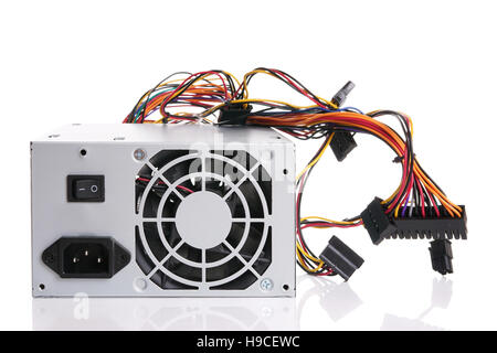 PSU power supply unit for computer Stock Photo