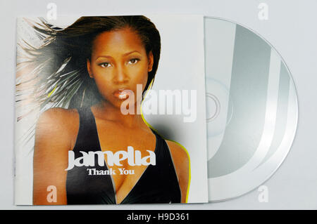 Jamelia 'Thank You' Album,compact disc. Stock Photo