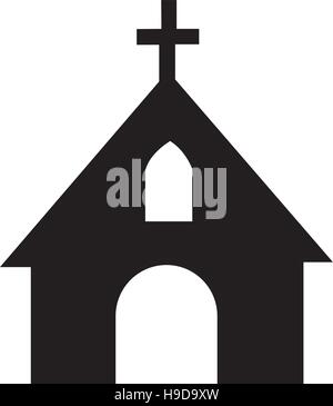 Church Icon. Vector isolated illustration of a church building Stock ...