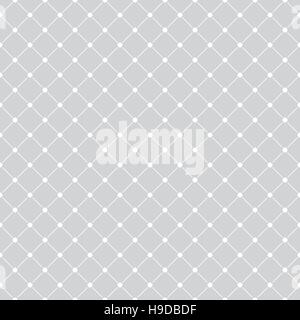 Geometric seamless pattern with lines and dots.  Monochrome. Vector illustration Stock Vector