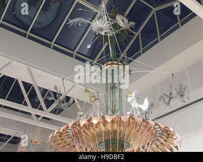 The 1973 Emett Clock, aka Aqua Horological Titinabulator, designed by ...