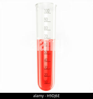 Blood sample in test tube - 3d rendering Stock Photo