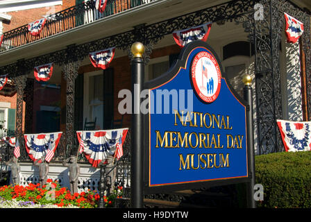 National Memorial Day Museum, Waterloo, New York Stock Photo