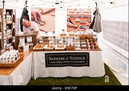 Dog treats for sale at a stall at the Royal Norfolk Show in the Showground , Norwich , Norfolk , England , Britain , Uk Stock Photo