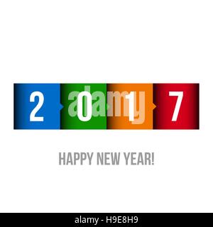 Happy New Year 2017 vector Stock Vector