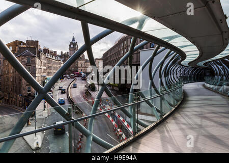 Leith Street Bridge in Edinburgh, Scotland Stock Photo