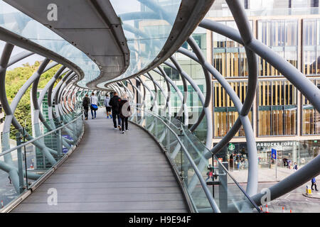 Leith Street Bridge in Edinburgh, Scotland Stock Photo