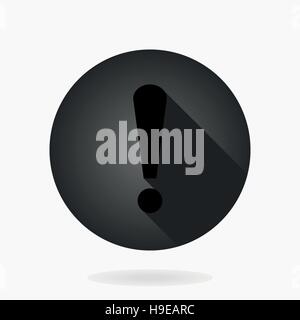 Fine Vector Exclamation Icon Stock Vector