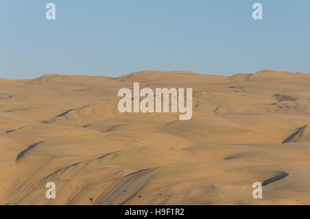 Impressive towering Namib Desert sand dunes of Angola and Namibia Stock Photo