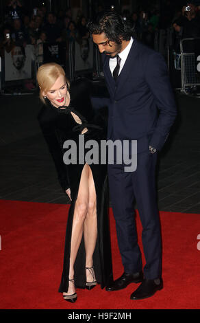 October 12, 2016 - Nicole Kidman and Dev Patel attending 'Lion' American Express Gala - 60th Annual BFI London Film Festival at Odeon, Leicester Squar Stock Photo