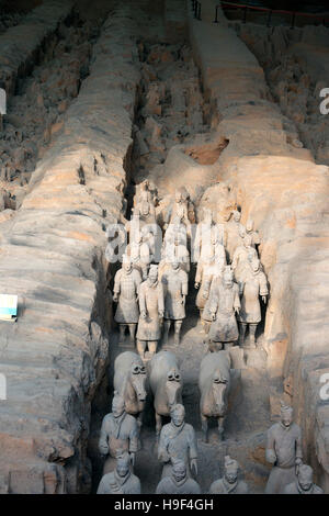 Museum of Qin TerraCotta Warriors, Xian, China Stock Photo