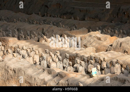 Museum of Qin Terra Cotta Warriors, Xian, China Stock Photo