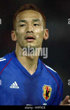 HIDETOSHI NAKATA JAPAN & PARMA INTERNATIONAL STADIUM YOKOHAMA JAPAN 09 June 2002 Stock Photo