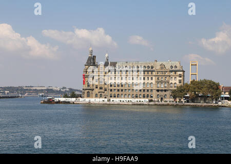 Haydarpasa Train Station in Istanbul City, Turkey Stock Photo