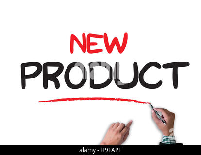NEW PRODUCT Stock Photo