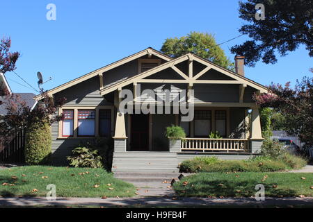 Craftsman Cottage, Junior College, Santa Rosa, California Stock Photo