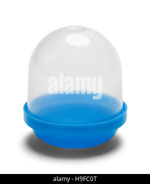 Plastic Gum Ball Toy Container Isolated on White Background.