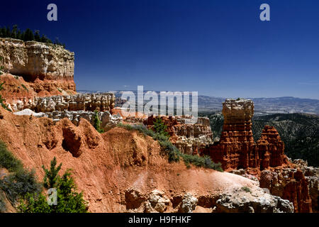 USA, Utah, Bryce Canyon National Park, Agua Canyon Stock Photo