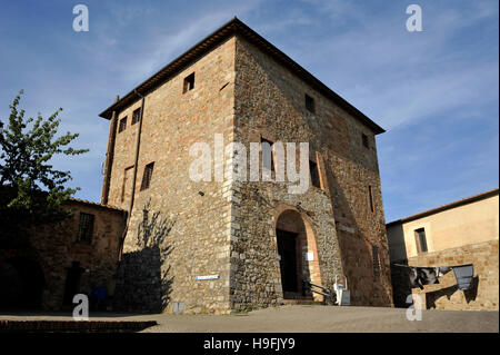 Italy, Tuscany, Murlo, castle, Etruscan Museum Stock Photo