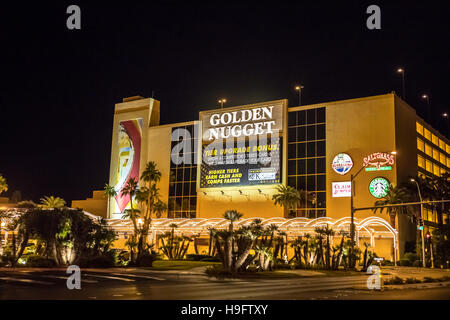 The Golden Nugget Hotel Casino in Laughlin Nevada USA along the Colorado River Stock Photo