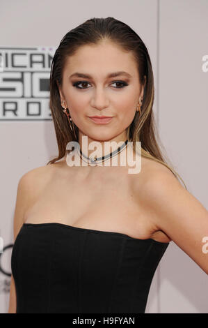 Daya arrives at the 2016 American Music Awards at Microsoft Theater on November 20, 2016 in Los Angeles, California. Stock Photo