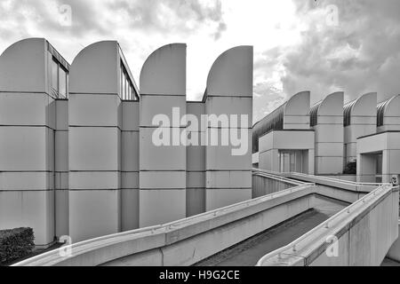 BERLIN, GERMANY - JULY 2015: The Bauhaus Archive, Museum of Design, collects art pieces, items, and literature which relate to the Bauhaus School, one Stock Photo