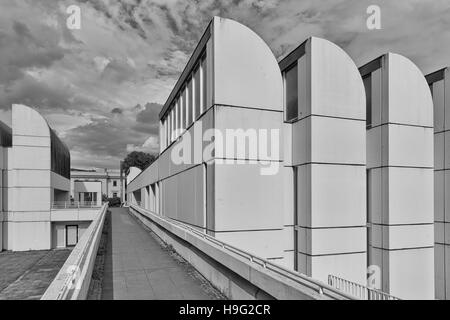 BERLIN, GERMANY - JULY 2015: The Bauhaus Archive, Museum of Design, collects art pieces, items, and literature which relate to the Bauhaus School, one Stock Photo