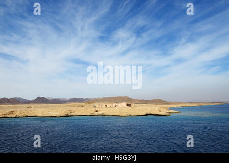 The building on shore in Sharm el Sheikh peninsula, Egypt Stock Photo