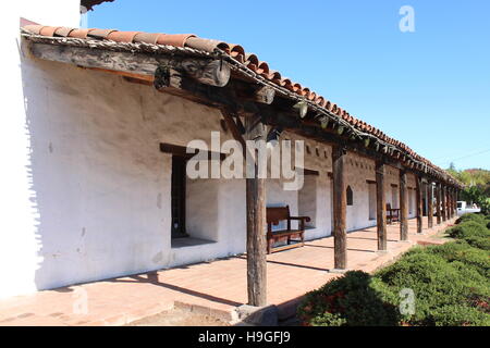 Arcade, Mission San Francisco Solano, Sonoma, California Stock Photo