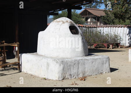 Beehive Oven, Mission San Francisco Solano, Sonoma, California Stock Photo