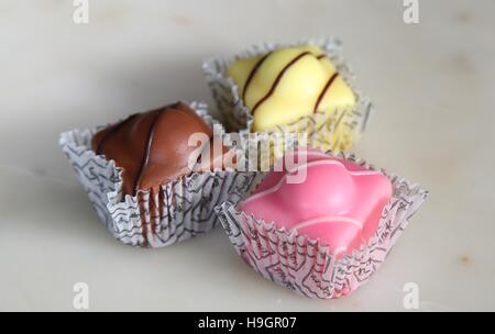 Mr Kipling Fondant Fancies Stock Photo