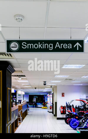 smoking area sign alamy airport vector