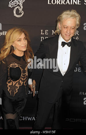 Jeanne Marine and Sir Bob Geldof attend the Angel Ball 2016 at Cipriani Wall Street on November 21, 2016 in New York City. | Verwendung weltweit Stock Photo