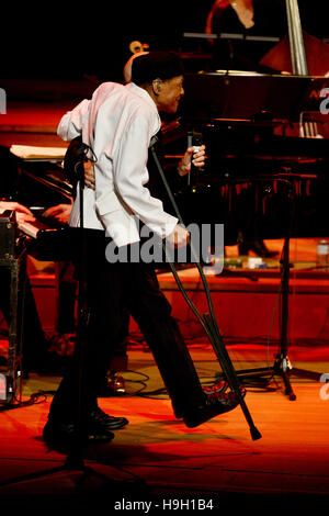 Al Jarreau live on stage on 19 November 2016 at Philharmony, Munich, Bavaria, Germany  The image shows singer Al Jarreau, full name is Alwyn Lopez Jarreau.   *** Local Caption *** Stock Photo
