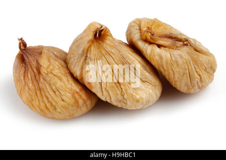 Dried figs isolated on white background. Stock Photo