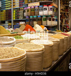 Market stand in Meknes, Marocco Stock Photo